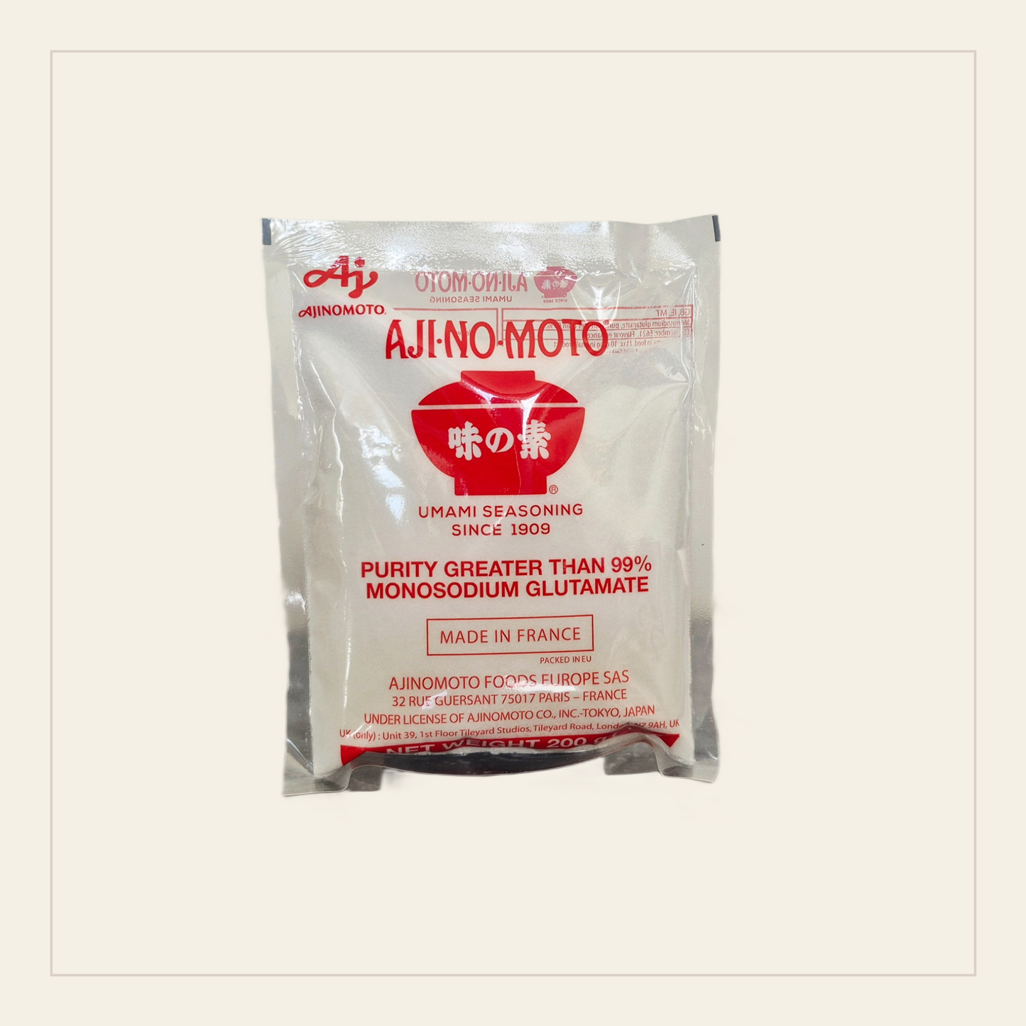 Ajinomoto Umami Seasoning (MSG) 200g