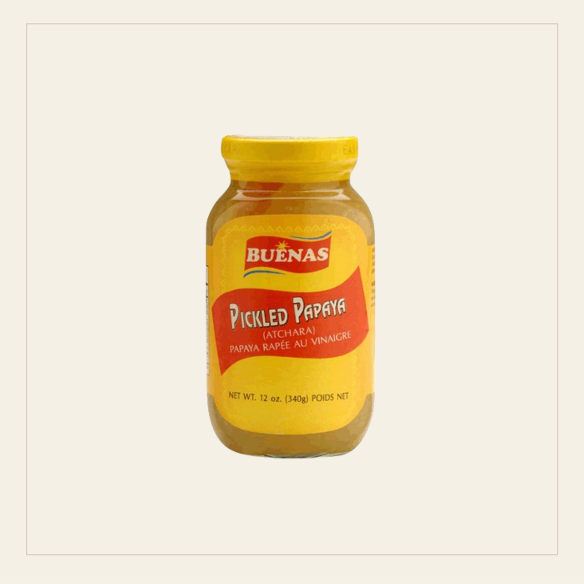 Buenas Pickled Papaya (Atchara) 340g