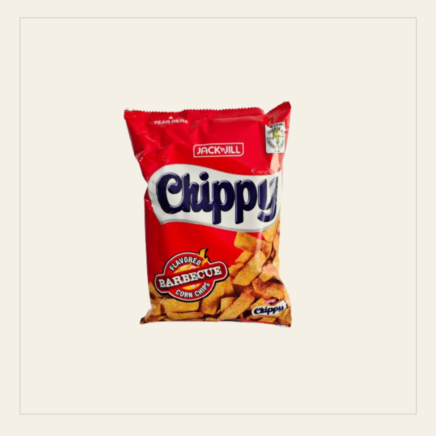 Jack & Jill Chippy BBQ Flavoured Corn Chips (110g)