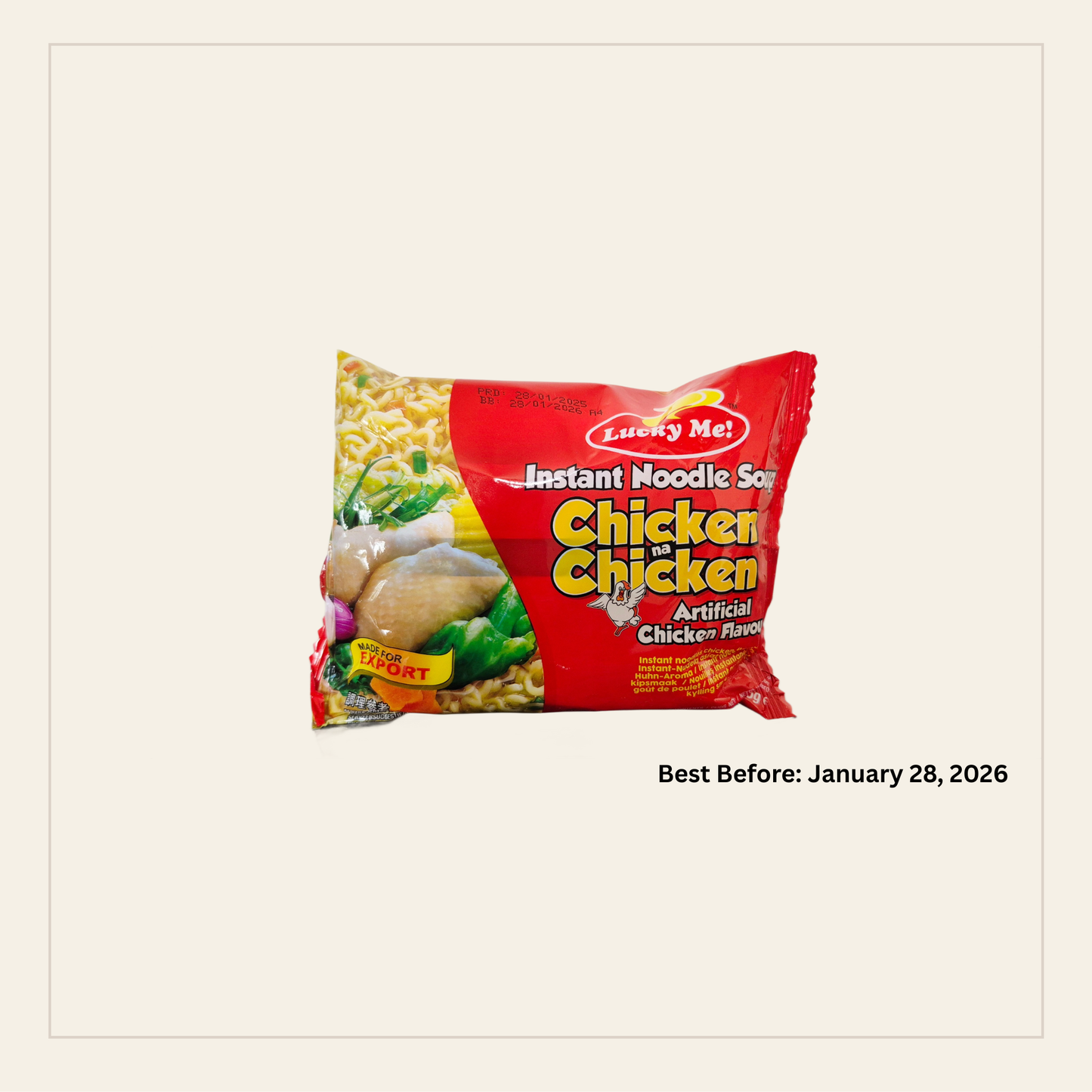 Lucky Me Instant Chicken Noodles 55g