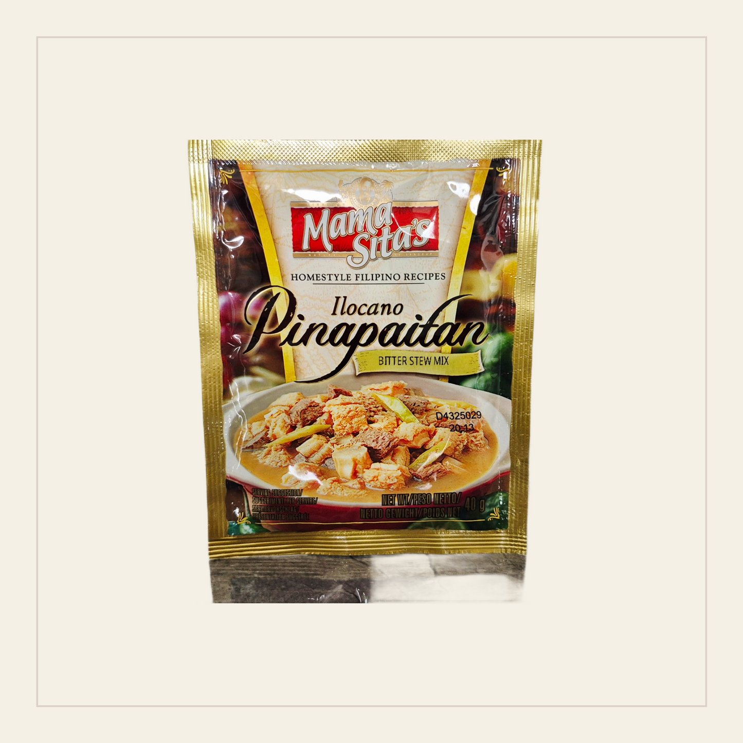 Mama Sita's Ilocano Pinapaitan Bitter Stew Mix 40g