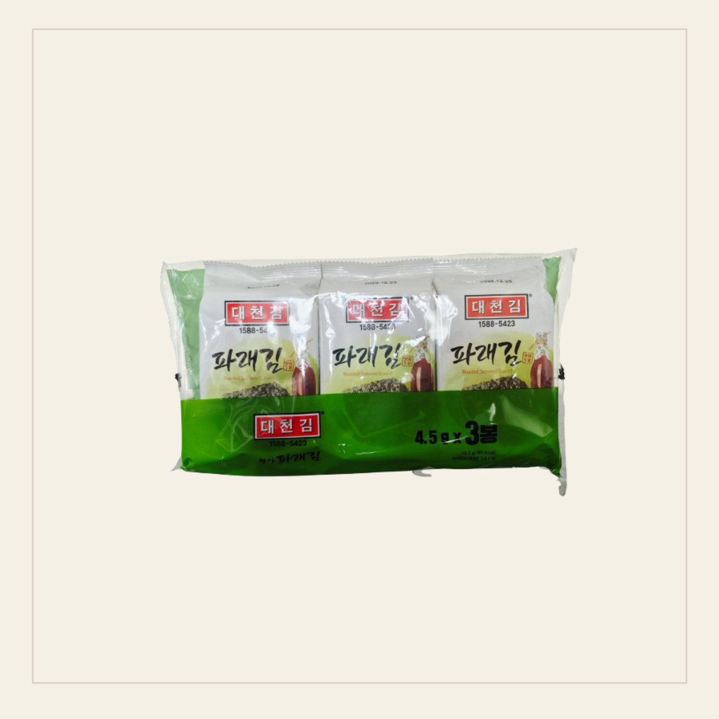Daechun Seaweed (4.5g x 3)