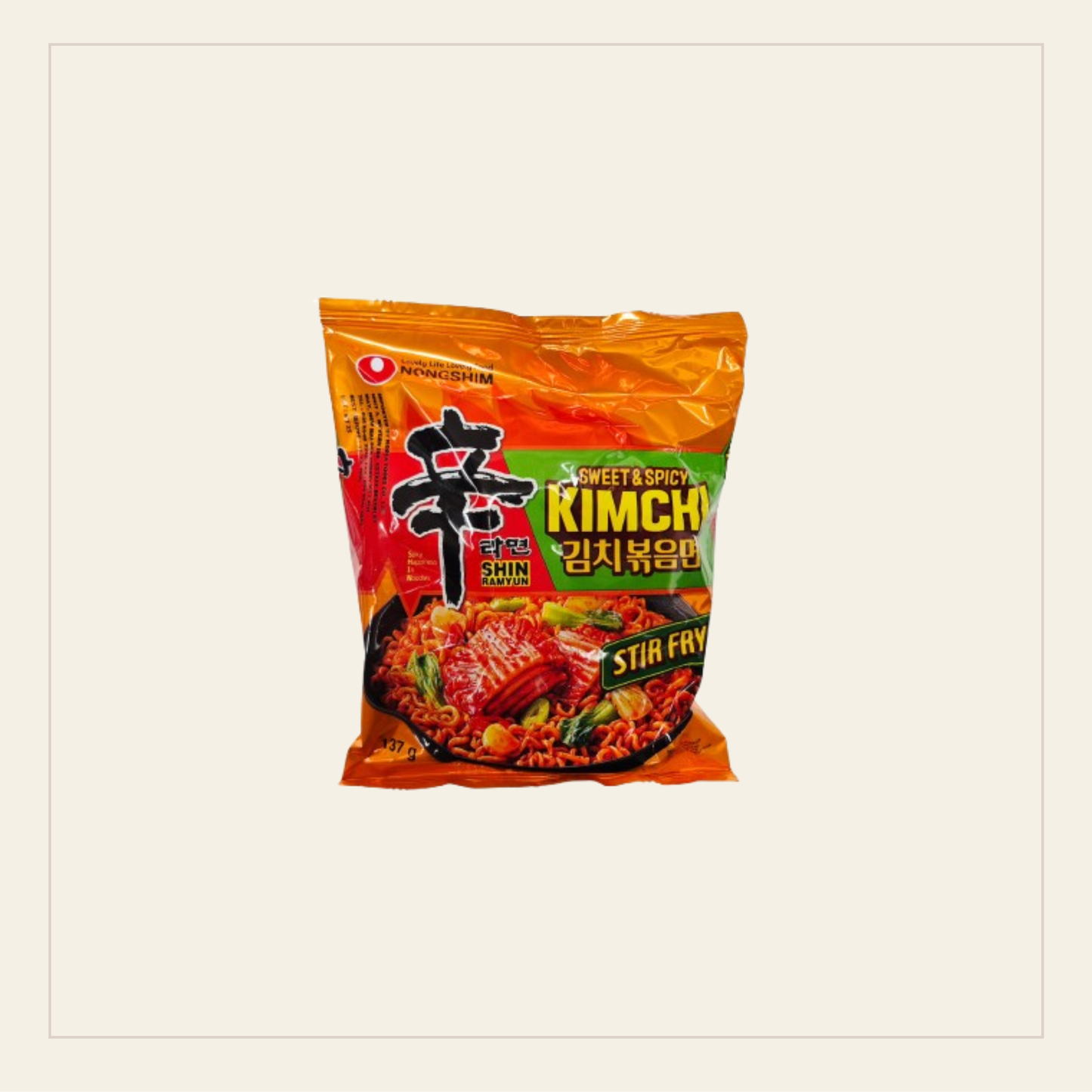 Nongshim Shin Kimchi Sweet and Spicy (Stir Fry) 137g