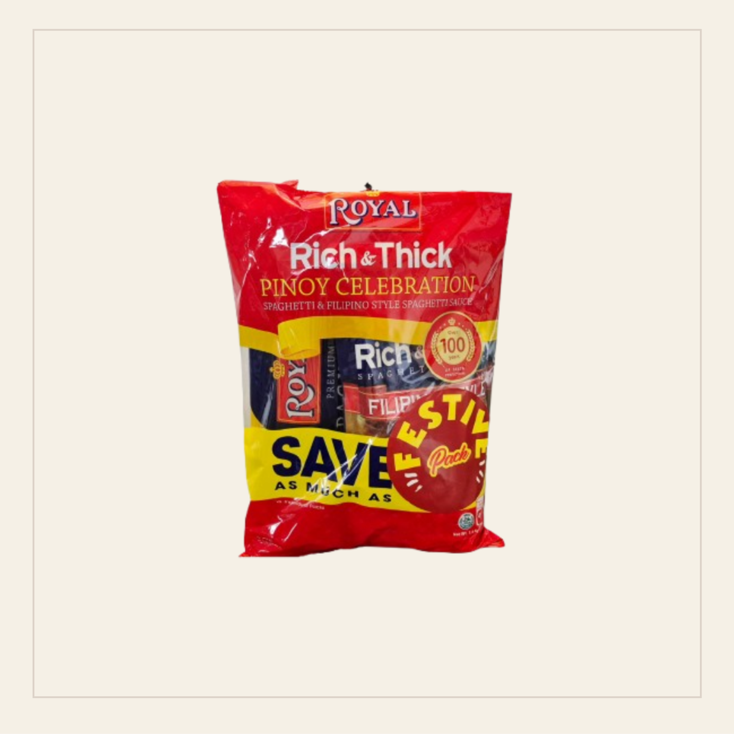 Royal Filipino Spaghetti and Sauce Value Pack (700g+900g)