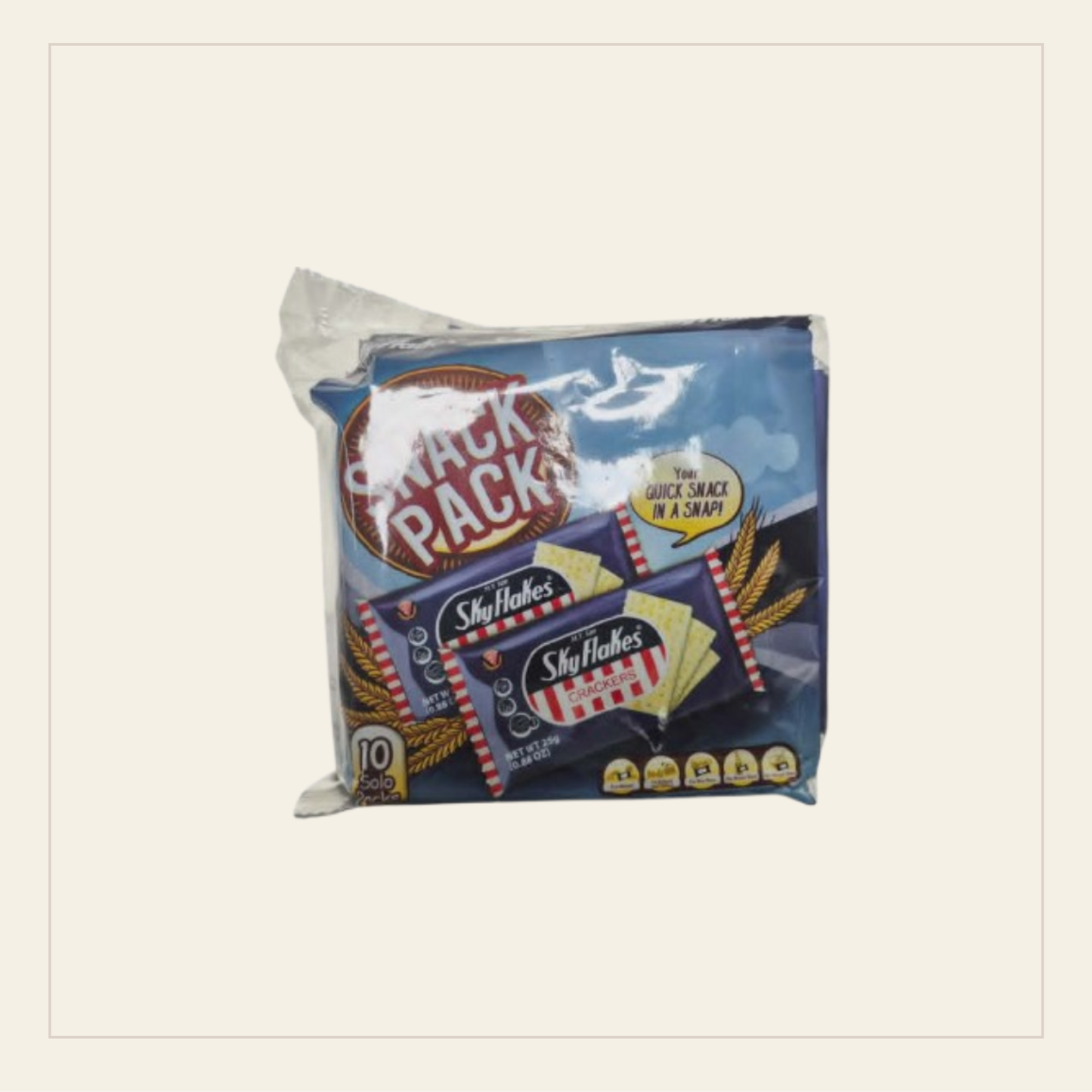 Skyflakes Biscuits 10’s singles (10X25g)
