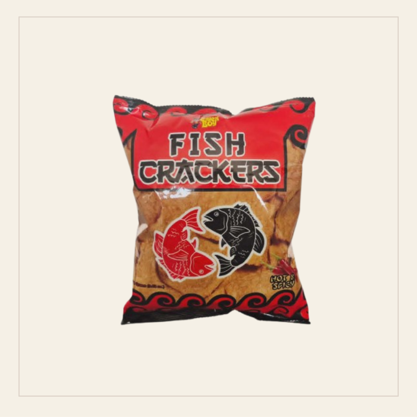 Hobe Fish Crackers Hot & Spicy (100g)