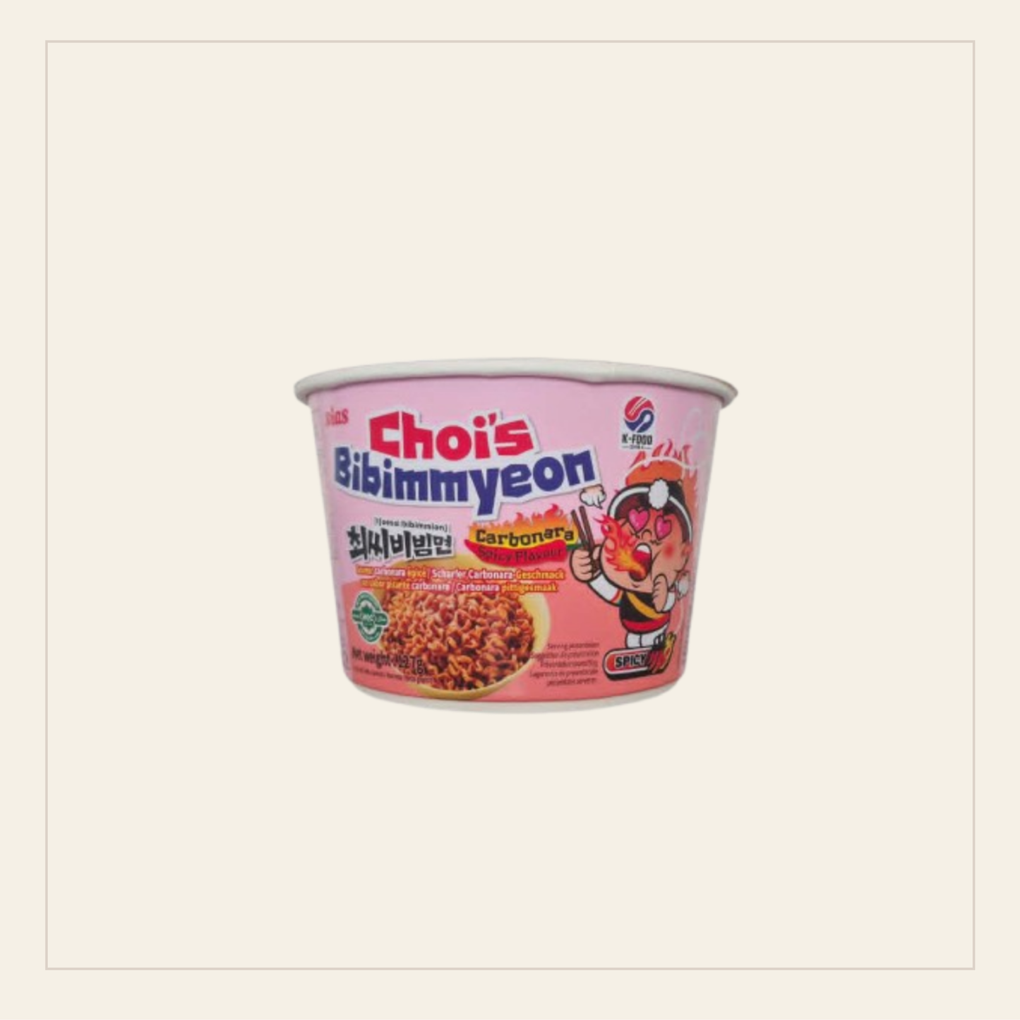 Choi's Ramyeon Bowl - Carbonara Flavour (127g)