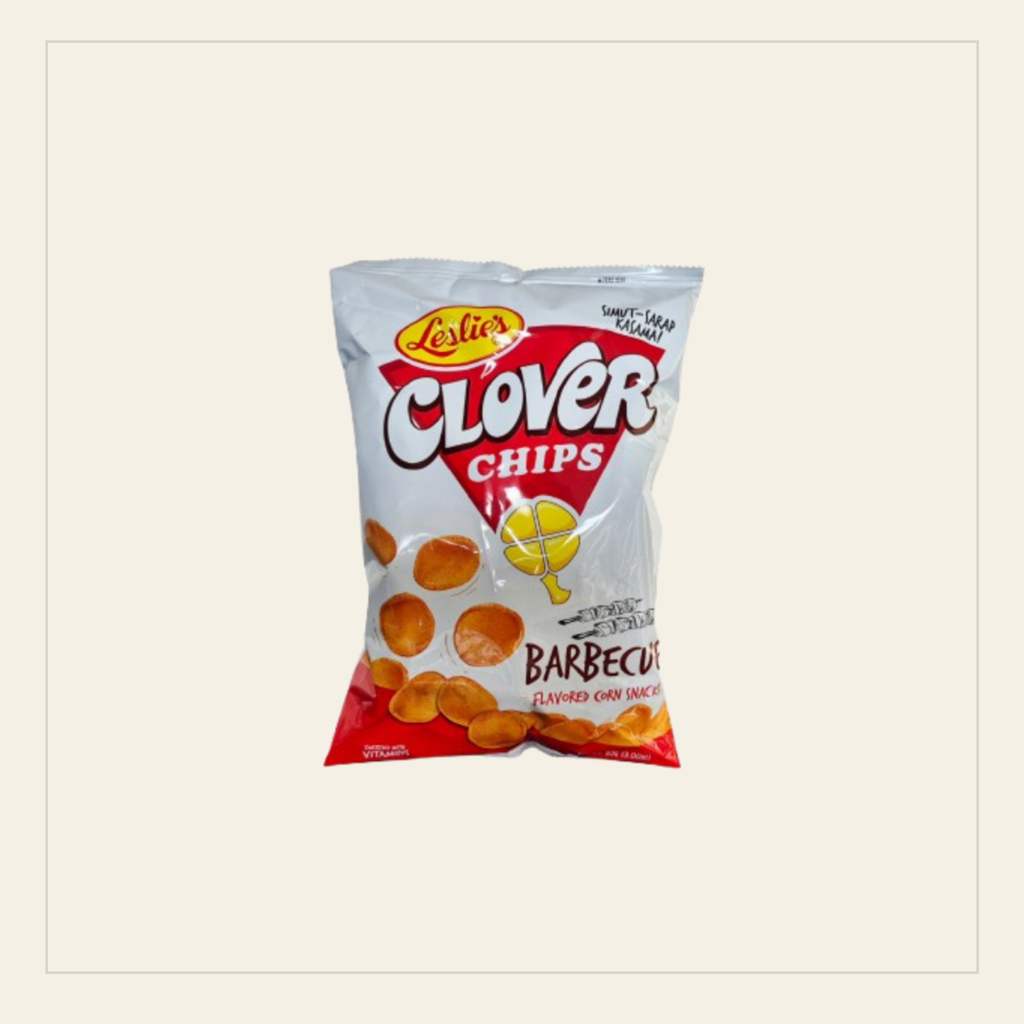 Leslie’s Clover Chips BBQ (85g)