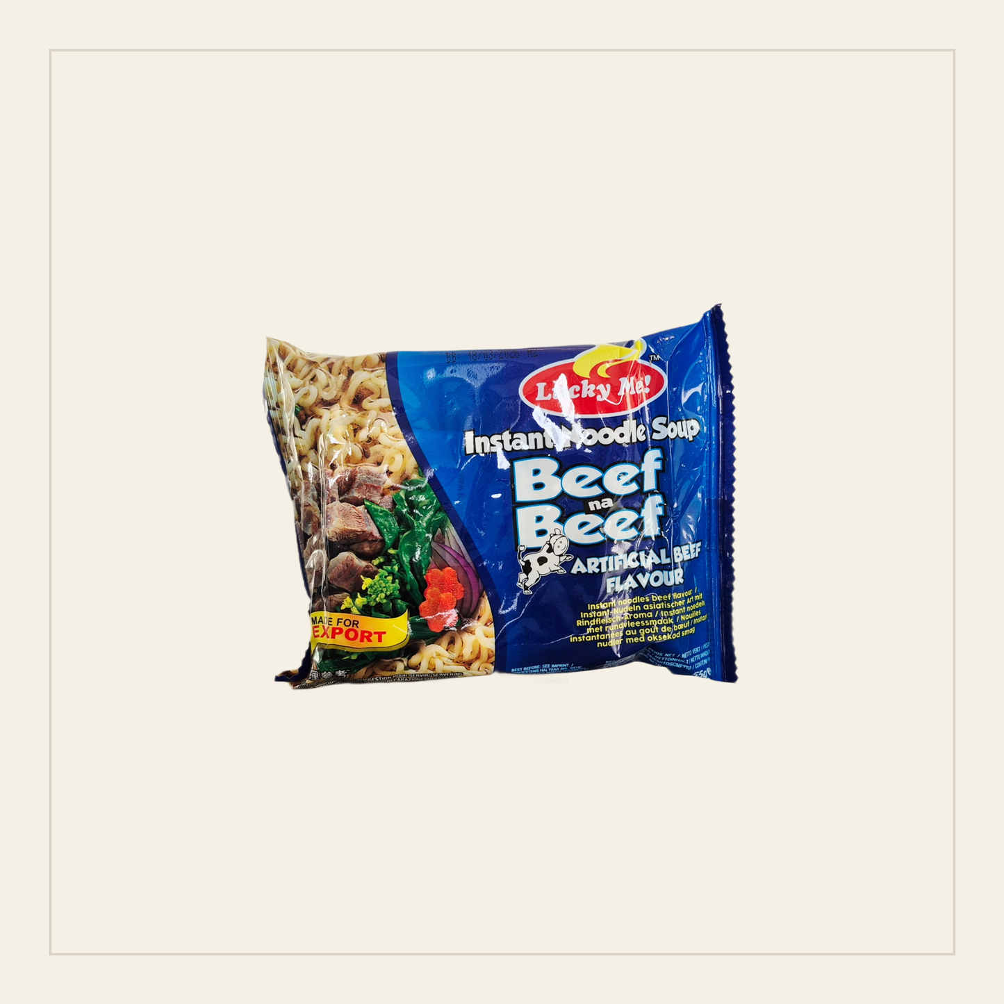 Lucky Me Beef Noodles