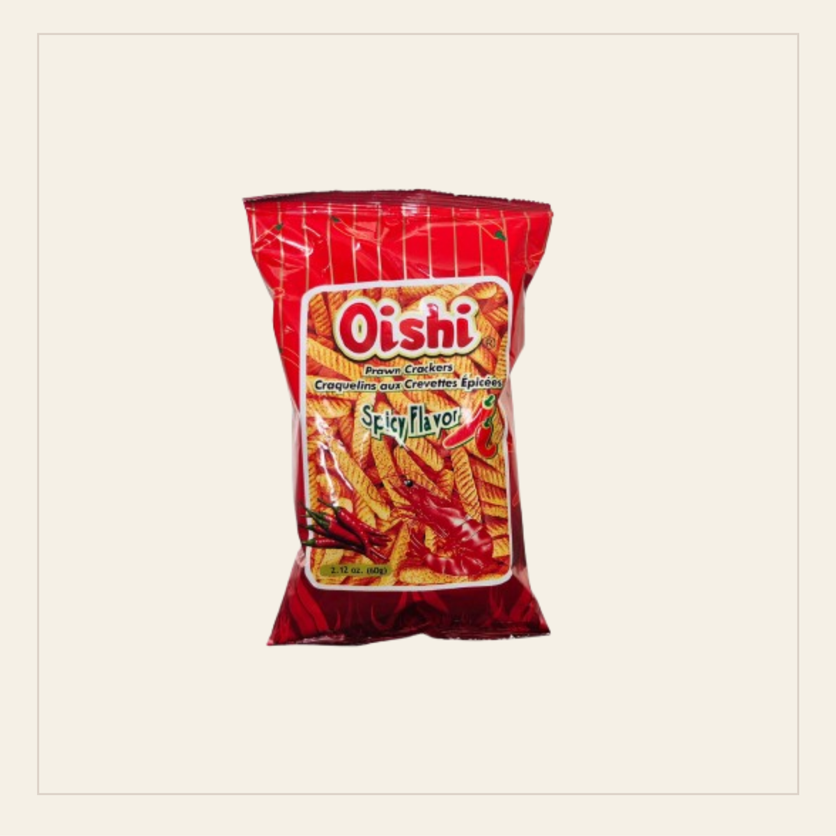 Oishi Prawn Crackers - Spicy 60g