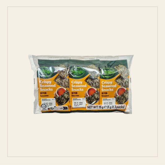 Bibigo Crispy Seaweed Snacks Sesame (5g x 3)