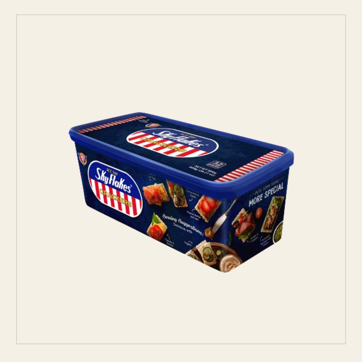 M.Y. San SkyFlakes Crackers (tub) 800g