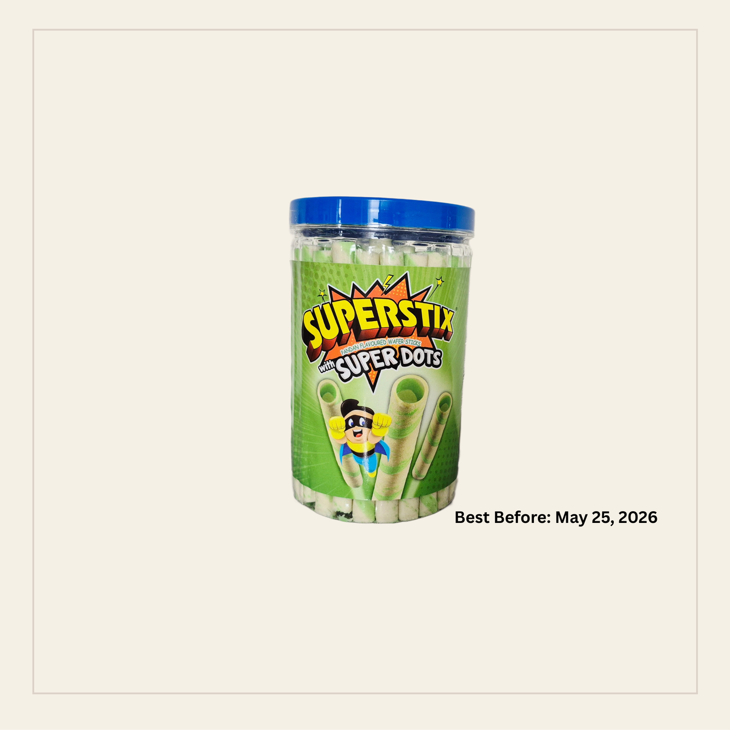 Superstix Pandan with Super Dots 330g