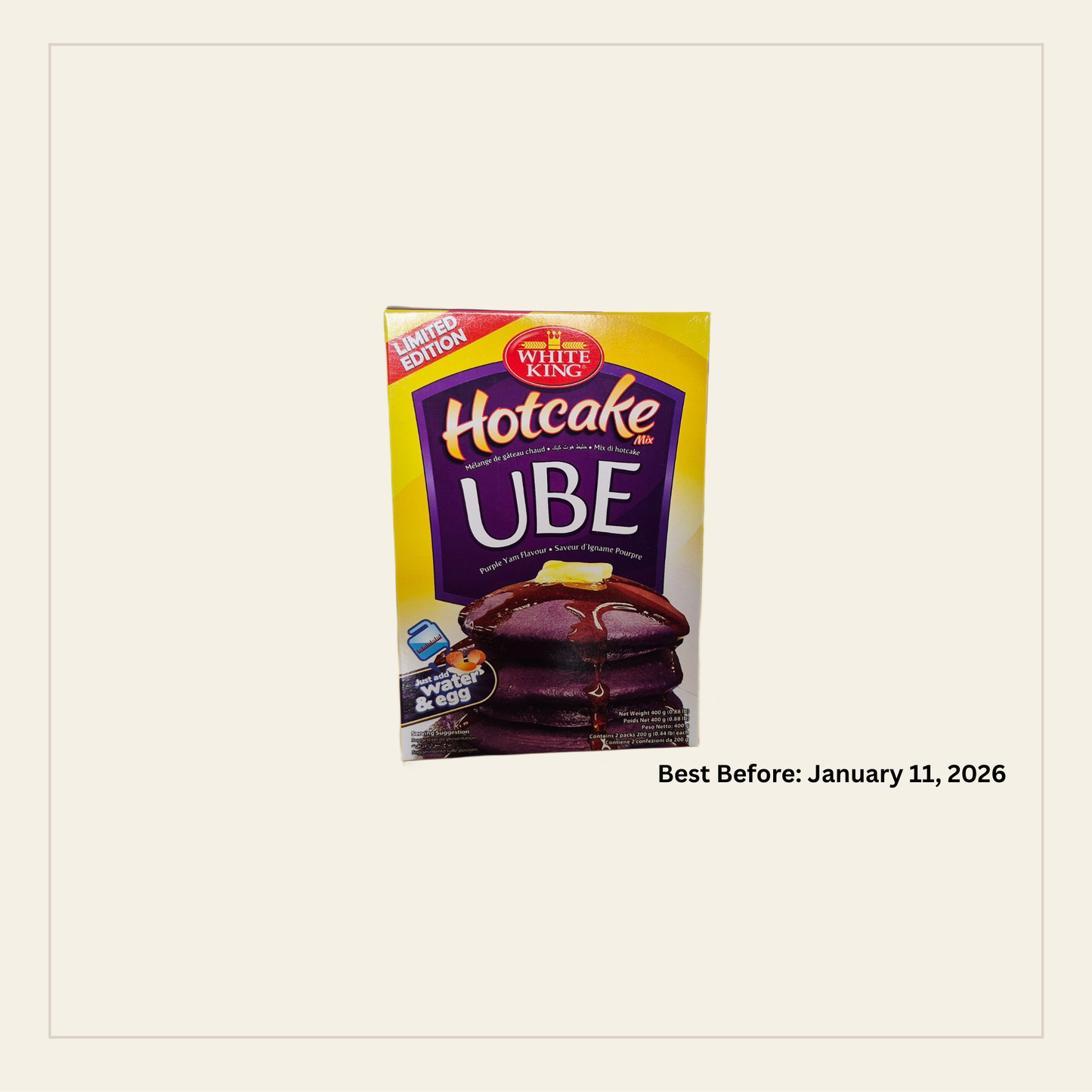 White King Hotcake Ube 400g (Limited Edition)
