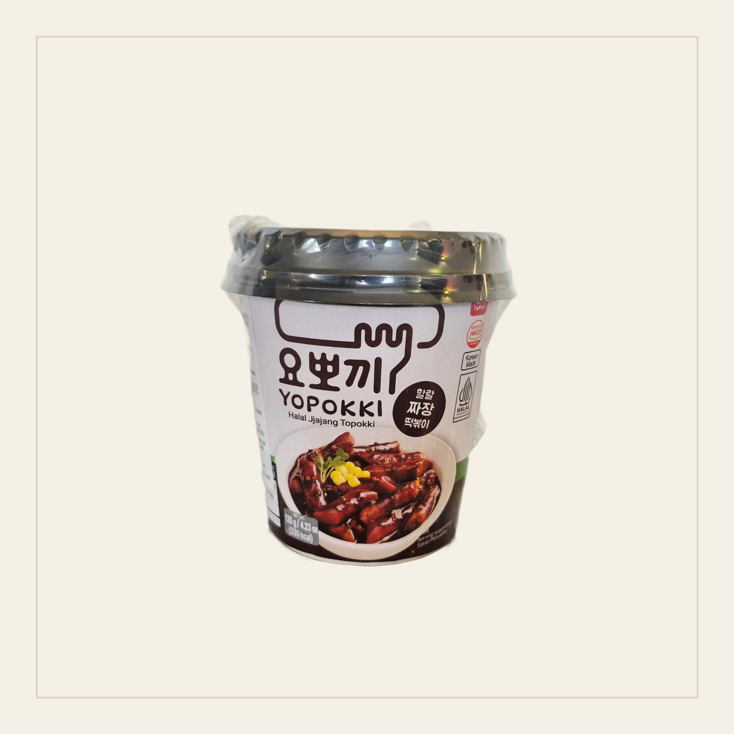 Yopokki Korean Rice Cake – Jjajang Flavour