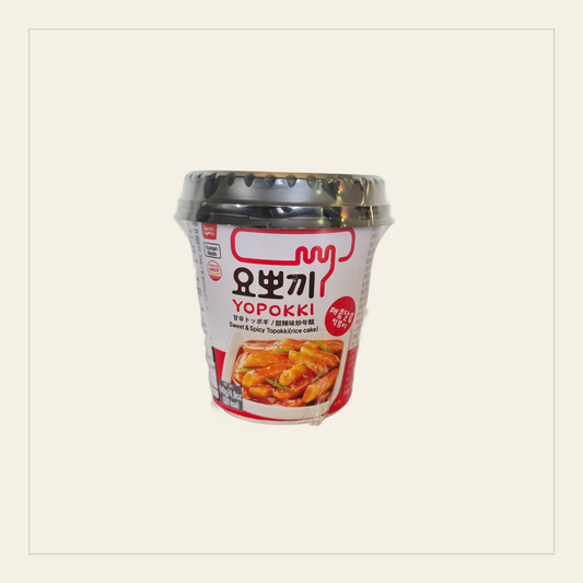 Yopokki Korean Rice Cake – Sweet & Spicy Flavour (Tteokbokki)